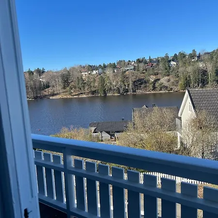Apartment Loft By Water Lake, Central, 5 Min From E6 Moss